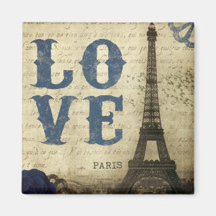 Vintage Paris Magnet