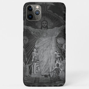 Vintage Paris Main mosaic Sacred Heart jesus Case-Mate iPhone Case