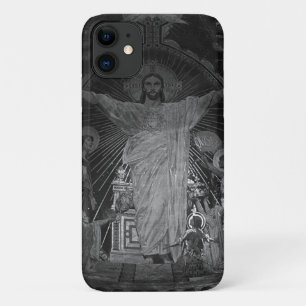 Vintage Paris Main mosaic Sacred Heart jesus Case-Mate iPhone Case