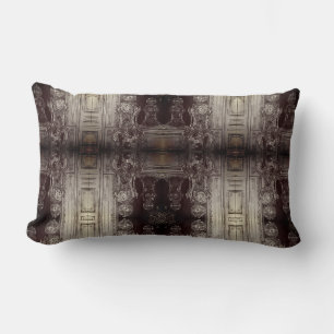 Vintage Paris Palace Versailles astronomical clock Lumbar Cushion