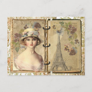 Vintage Paris Postcard