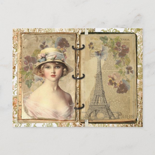 Vintage Paris Postcard (Front)