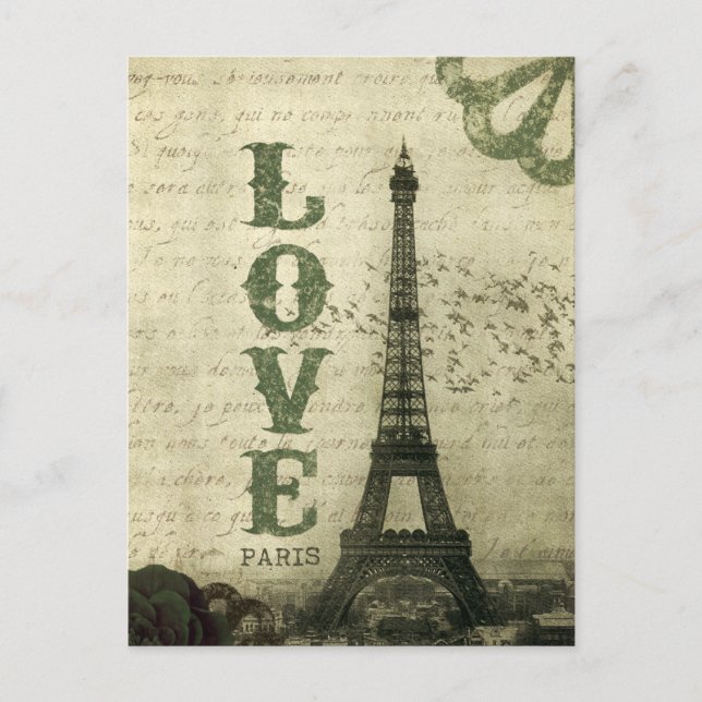 Vintage Paris Postcard (Front)