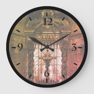 Vintage Paris royal chapel altar St James Palace L Large Clock