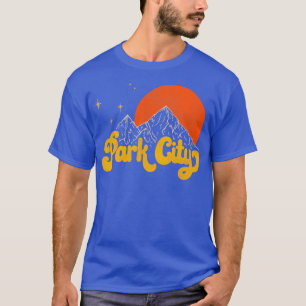 Vintage Park City Utah Mid Century Distressed Aest T-Shirt