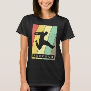 Vintage Parkour Sport Retro Poster T-Shirt