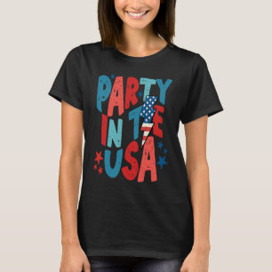 Vintage Party in the USA 4th of July Men Women Clo T-Shirt