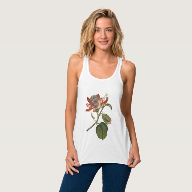 Vintage Passion Flower Singlet (Front Full)