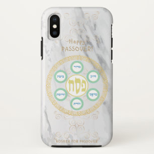 Vintage Passover Seder Kosher Pesach Marble board Case-Mate iPhone Case