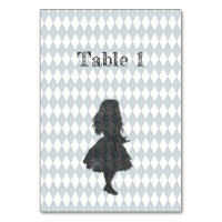 Vintage pastel Alice in Wonderland Card 