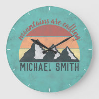 Vintage pastels mountains are calling monogram
