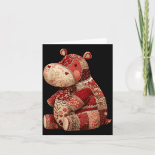 Vintage Patchwork Hip Cute Boho Nursery Card