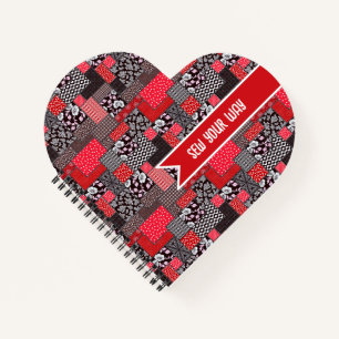 Vintage Patchwork Pattern Notebook