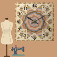Vintage Patchwork Star Quilt Sewing Room