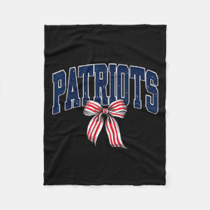 Vintage Patriot Design Men Women Illustration Fleece Blanket