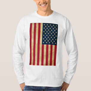 Vintage Patriotic American Flag T-Shirt