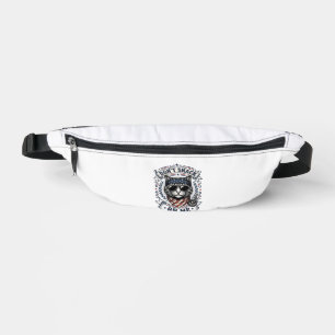 Vintage Patriotic Cat Don’t Snack On Me Bum Bags