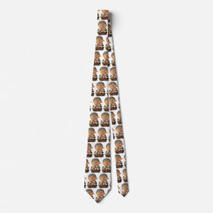 Vintage Patriotic, Children in a Hot Air Balloon Tie