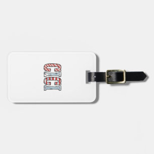 Vintage Patriotic CICI Name Vector Shirt Design_1 Luggage Tag