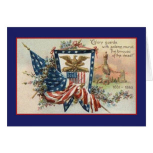 Vintage Patriotic Civil War Card