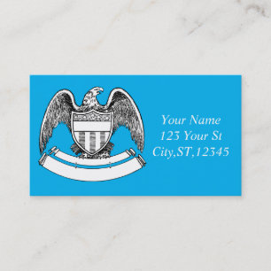 Vintage Patriotic Eagle PlaqueThunder_Cove Business Card