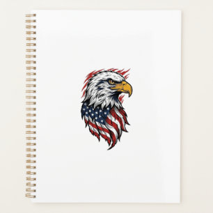 Vintage Patriotic Eagle Vector Shirt Design_1 Planner