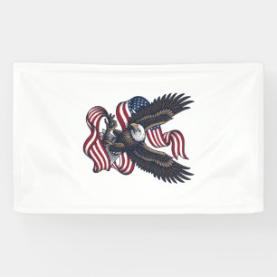 Vintage Patriotic Eagle Vector Shirt Design (2)_1 Banner
