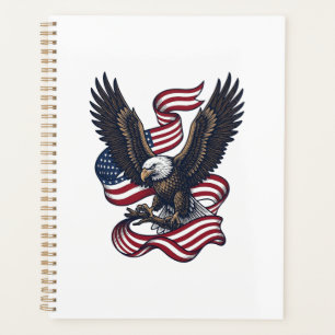 Vintage Patriotic Eagle Vector Shirt Design (2)_1 Planner