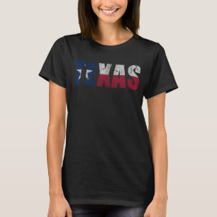 Vintage Patriotic Flag of Texas T-Shirt
