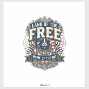 Vintage Patriotic Football Land of the Free Shirt_