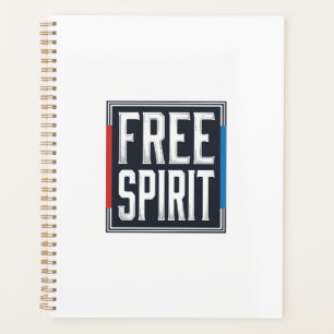 Vintage Patriotic Free Spirit Box Graphic Design_1 Planner