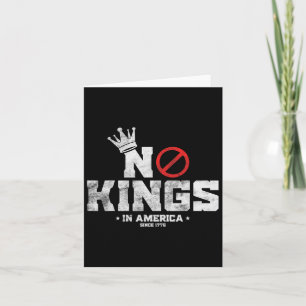 Vintage Patriotic No Kings In America Since 1776 M Card