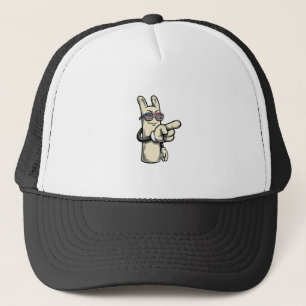 Vintage Patriotic Pointing Hand Cartoon Shirt_1 Trucker Hat