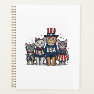 Vintage Patriotic Sunflower Love Shirt Design_1 Planner