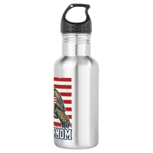 Vintage Patriotic Turtle Mum Shirt Design_1 532 Ml Water Bottle