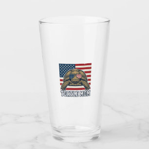 Vintage Patriotic Turtle Mum Shirt Design_1 Glass