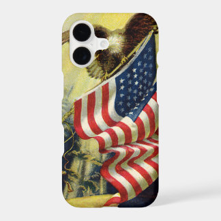 Vintage Patriotism, Patriotic Eagle American Flag