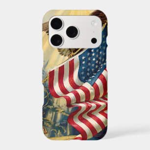 Vintage Patriotism, Patriotic Eagle American Flag