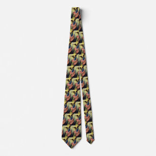 Vintage Patriotism, Patriotic Eagle American Flag Tie