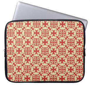 Vintage pattern art designabstract, antique, arabe laptop sleeve