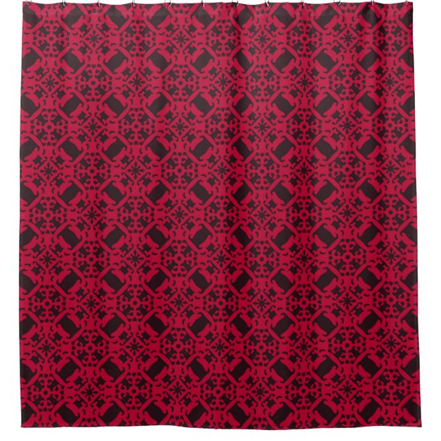 Vintage pattern art designabstract, antique, arabe shower curtain (Front)