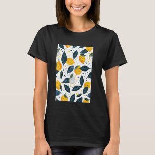 Vintage Pattern Art Lemon Fruit 2 T-Shirt