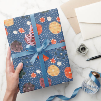 Vintage Pattern Bingata: Haze, small pattern ... Wrapping Paper