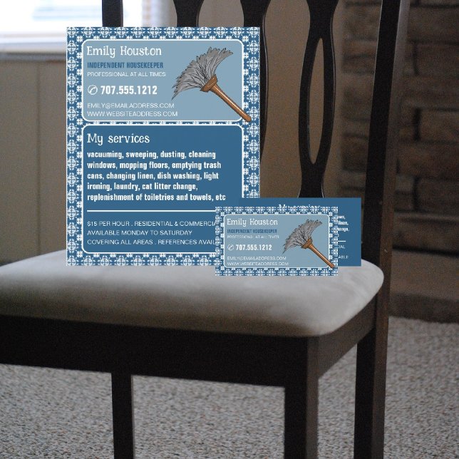 Vintage Pattern & Duster, Housekeeper, Maid Flyer (Creator Uploaded)