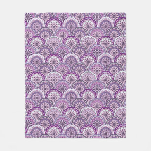 Vintage Pattern Fleece Blanket