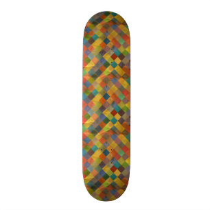 Vintage pattern. Geometric. Skateboard