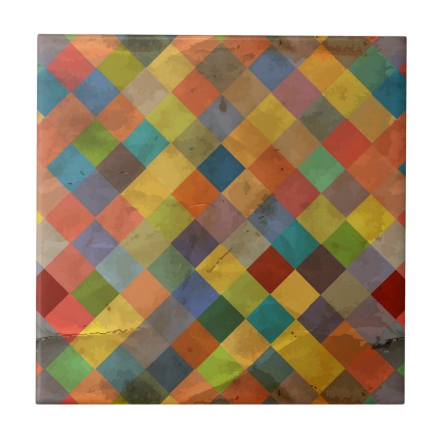 Vintage pattern. Geometric. Tile (Front)