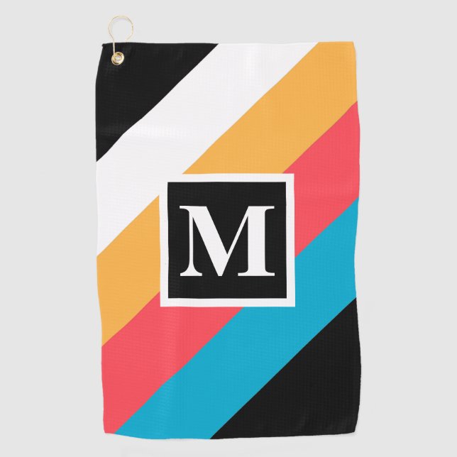 Vintage Pattern Golf Towel (Front)