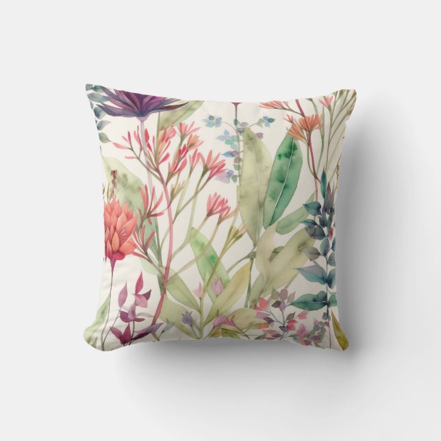 vintage pattern pillow floral (Front)