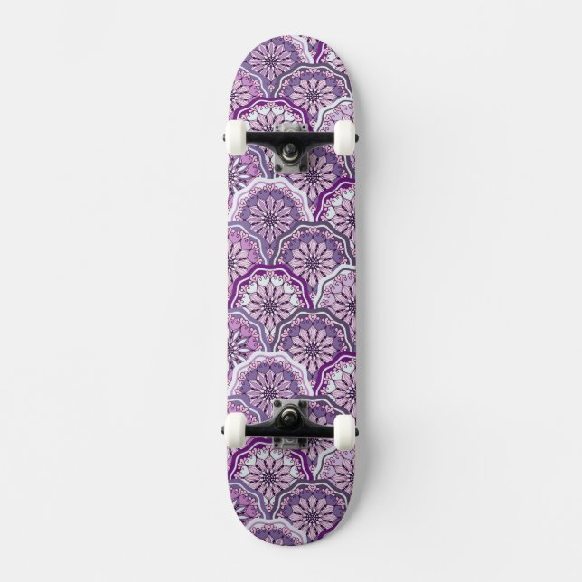 Vintage Pattern Skateboard (Front)